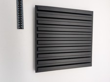 Paneles de pared de listones 3D Nuanchu 12 piezas, paneles de pared estriados de PVC de 12"x12" para...