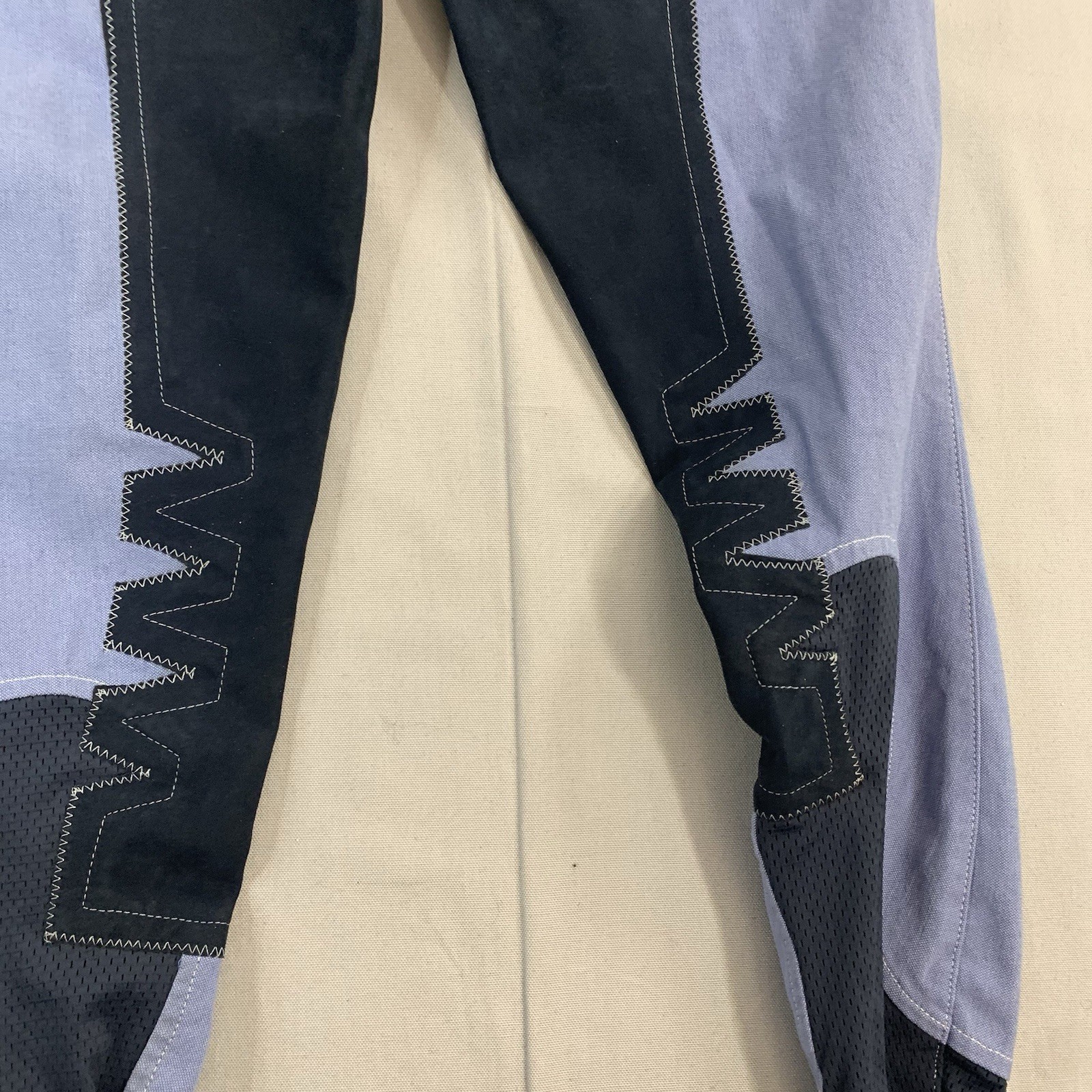 Ariat Pro Series Pants 26R Blue Equestrian Riding Slim Padded Activewear