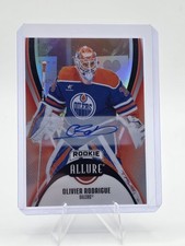 2025-26 Upper Deck Allure Hockey Olivier Rodrigue RC AUTO RED RAINBOW