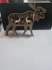 3d Wooden Cut Out Moose