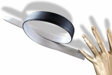 Hermes 33 2000 Grey/Black Reversible Leather Strap Belt 32 MM Sz70, NIB 