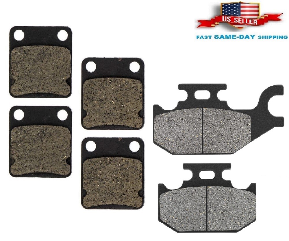 Brake Pads For Yamaha Kodiak 450 – Front & Rear Sintered Pads, Fits 2003-2006 Models, Low Dust & Quiet