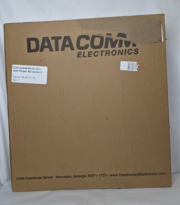 DataComm Electronics 45-8011-1P Multi-Functional Recessed Media Box ...