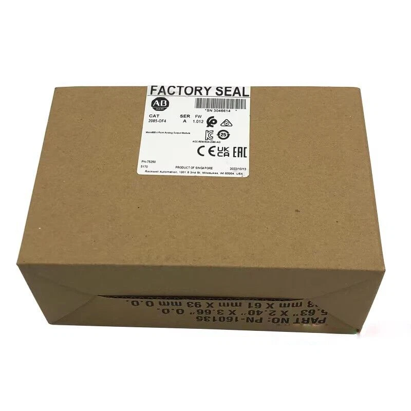 NEW Original Allen Bradley 2085-OF4 Micro800 4Point Analog Output Module 2085OF4 - Image 4 of 4