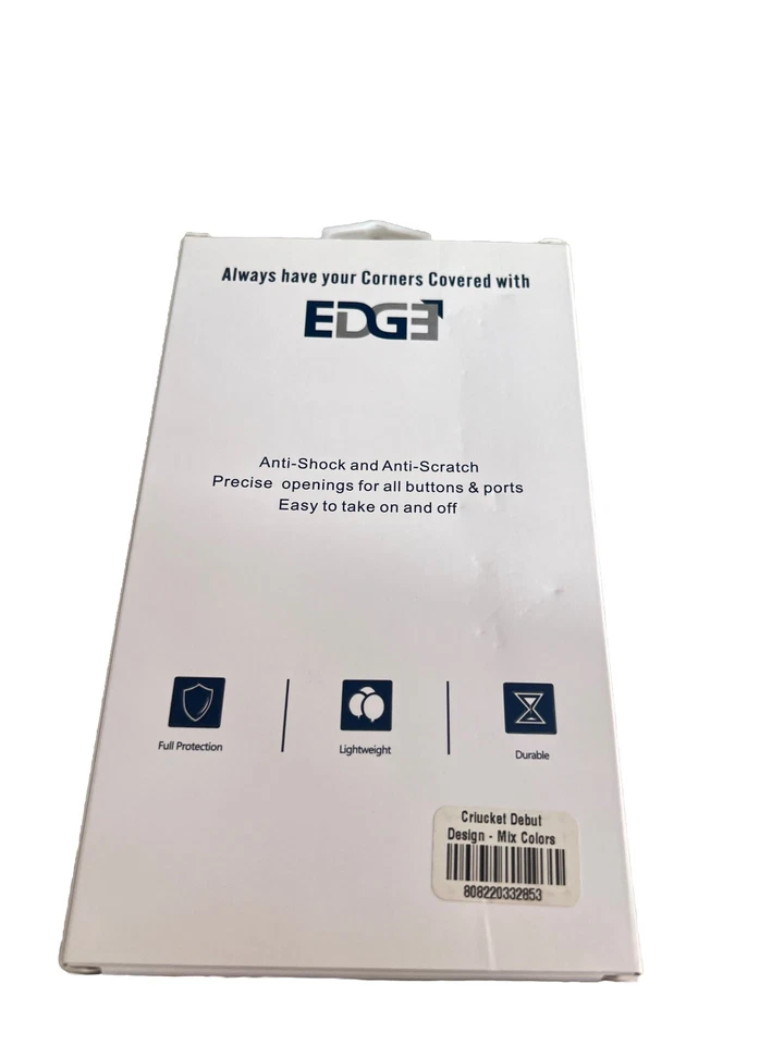 Funda protectora para teléfono celular Edge Cricket debut serie armadura militar #W7 Foto 2 de 2