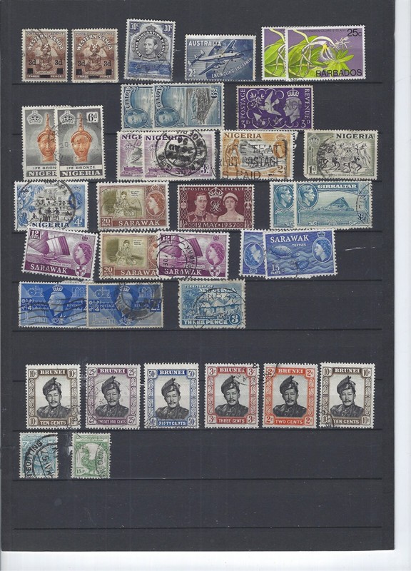 BRITISH COLONIES-COLLECTION-MIXED PERIODS-MANY BETTER-F-VF-AV-M-U-#2