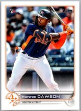 2022 Topps Series 1 Rookie RC Ronnie Dawson #231 Houston Astros