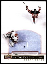 Scott Gomez NHL CARD 2020-21 SP Signature Edition Legends UD Canvas #C-23