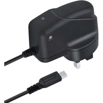 Mini USB Wandstecker Wandstecker Mini USB UK 3 Pin Ladegerät schwarz