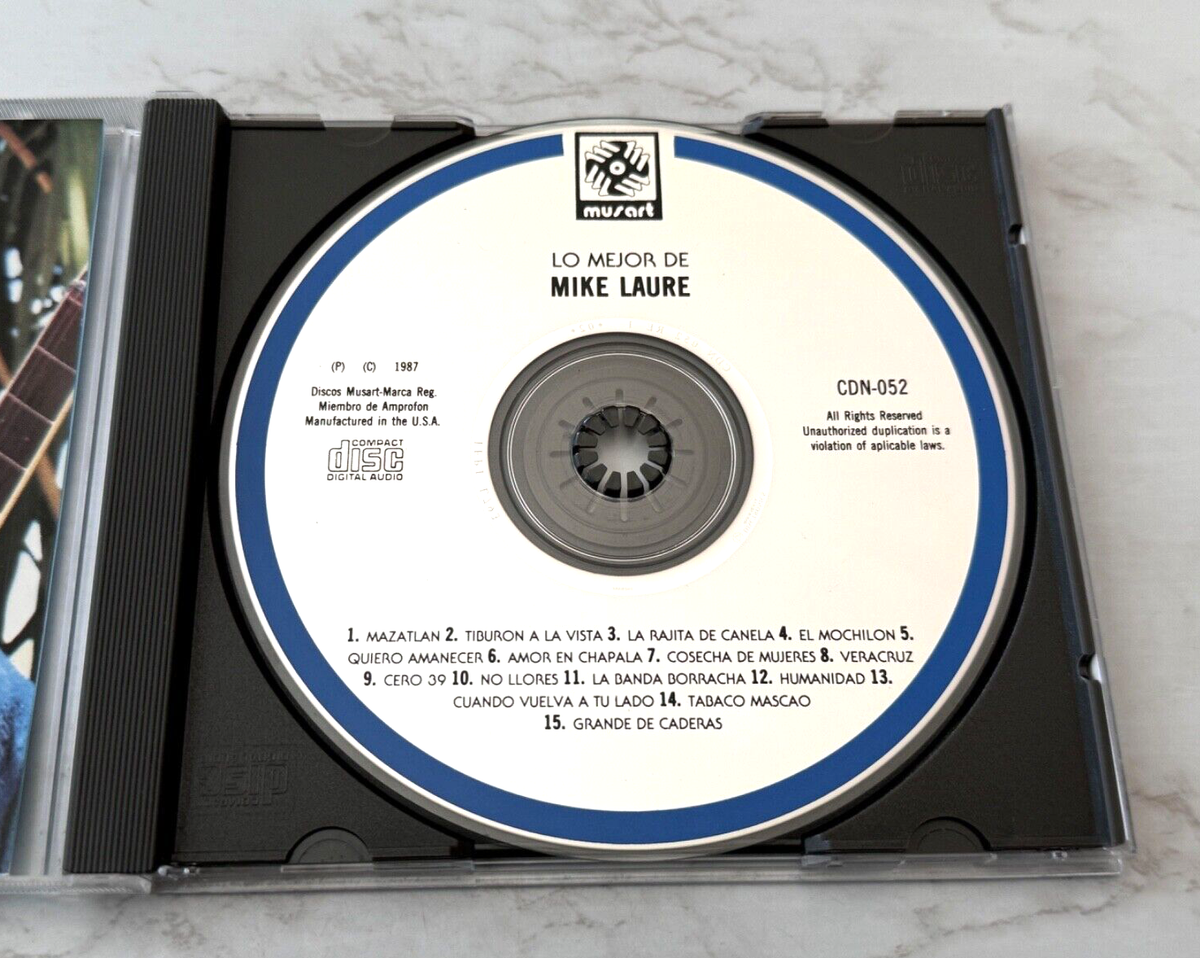 Mike Laure Lo Mejor CD ORIGINAL 1987 MADE IN MEXICO! Musart