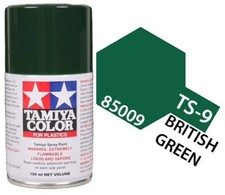 Tamiya 85009 TS-9 British Green Lacquer Spray Paint 100ml TAM85009 - US