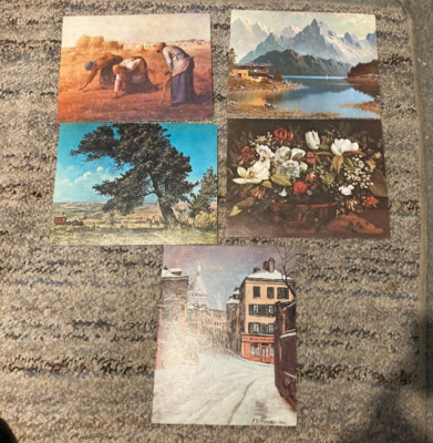 Vtg Conoco Gasoline Customer Appreciation Fine Art Prints (5)