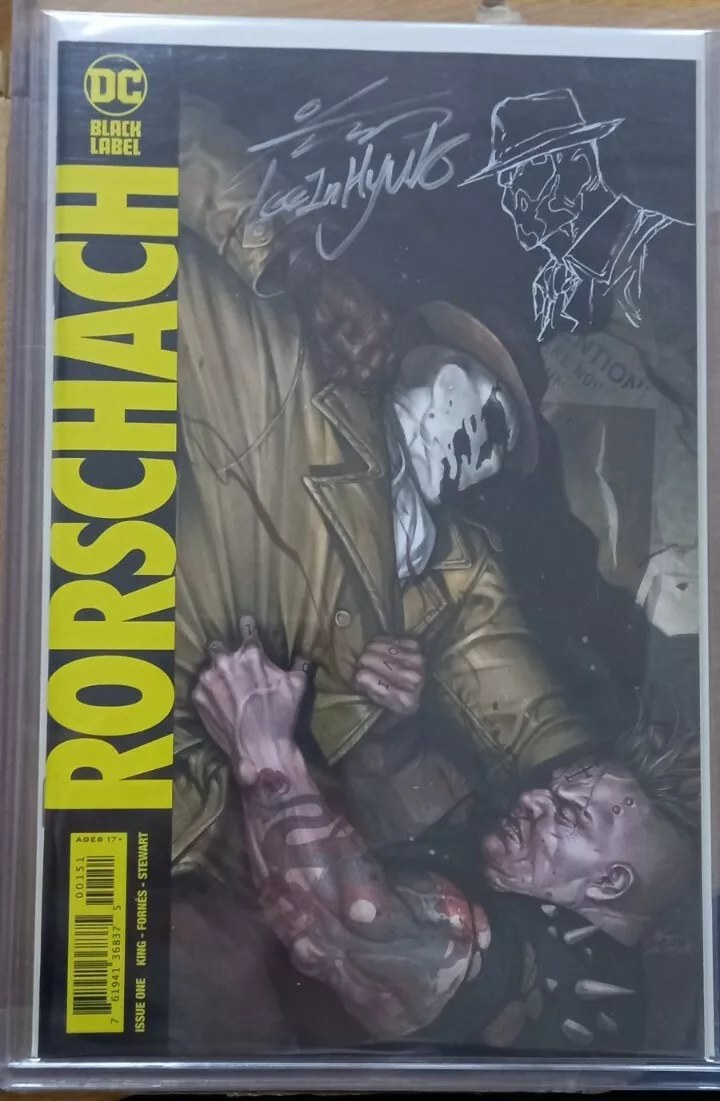 RORSCHACH #1 InHyuk Lee Variant Cover LTD To 600 With COA