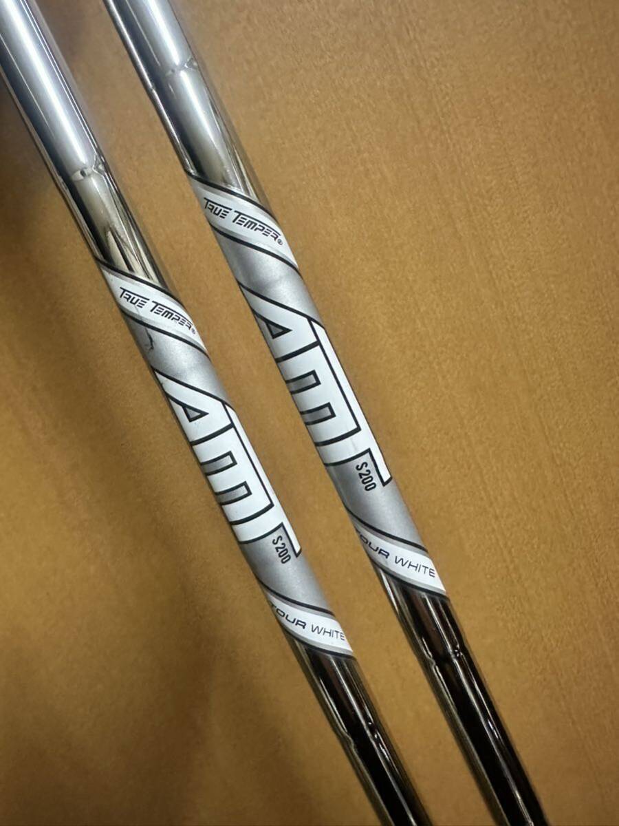 Golf Iron Set Titleist T100S 2021 AMT TOUR White S200 2pcs 4 Golf Iron Set Titleist T100S 2021 AMT TOUR White S200 2pcs 4