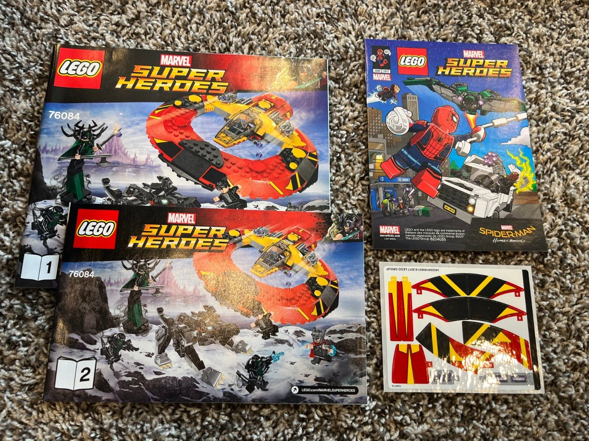 Lego NEW Instructions / Manuals + Stickers + Comic ONLY set 76084