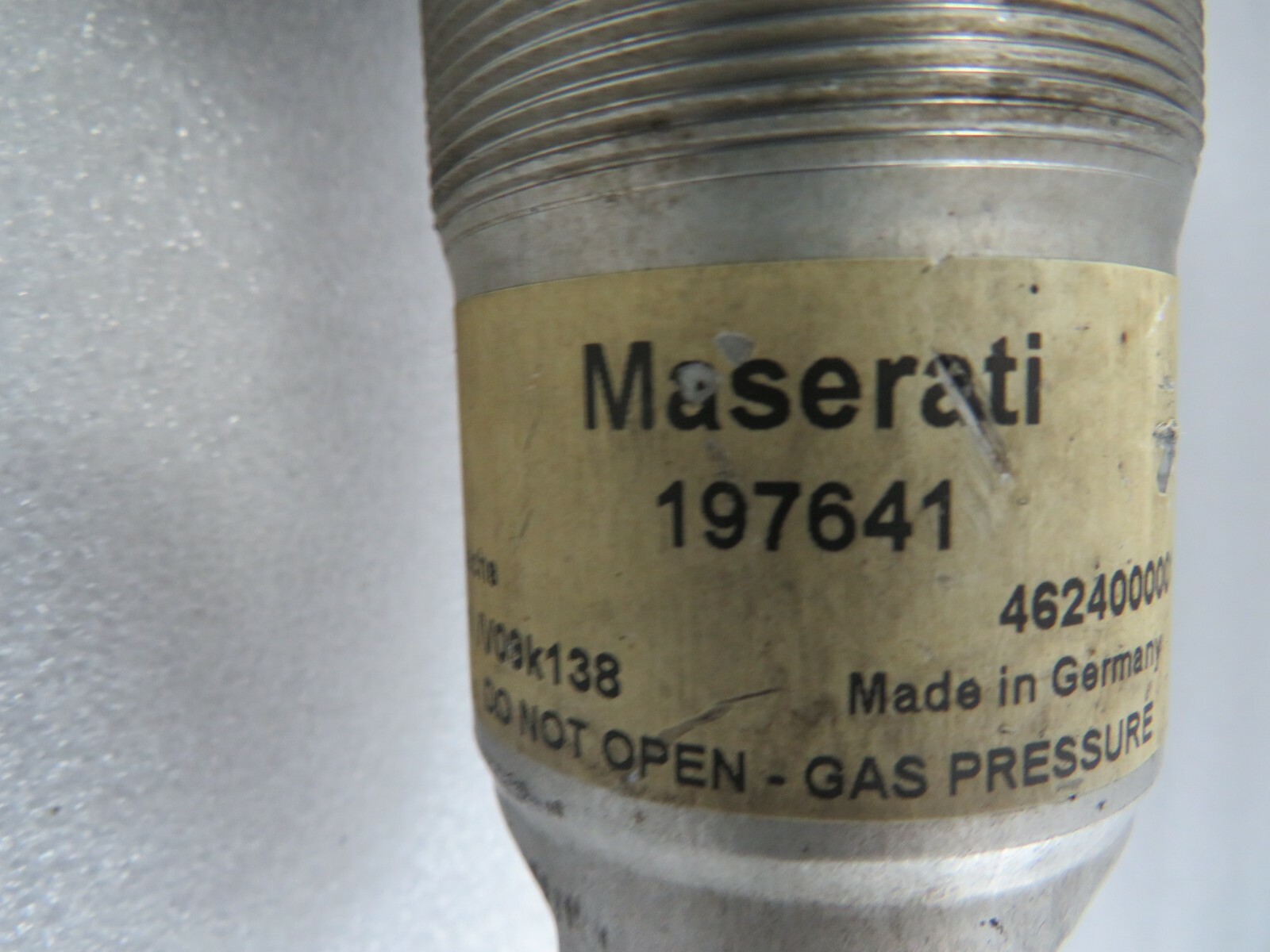 Maserati M128 Coupe, Gransport, Front Shock Absorber, Used, P/N 197641