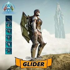 Ark Survival Ascended PC/PS5/XBOX PVE Glider Suite Winged Armor Set !