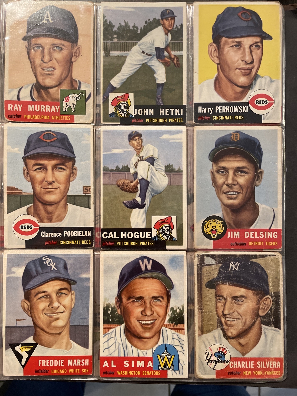 1953 Topps MLB Baseball Complete Card Set #1-280 Mantle Mays Robinson + - Picture 23 of 24