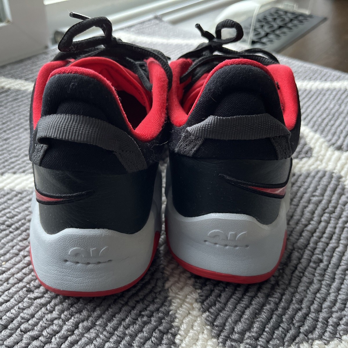 Nike PG 5 Paul George Bred Black Red White CW3143-002 sz 8
