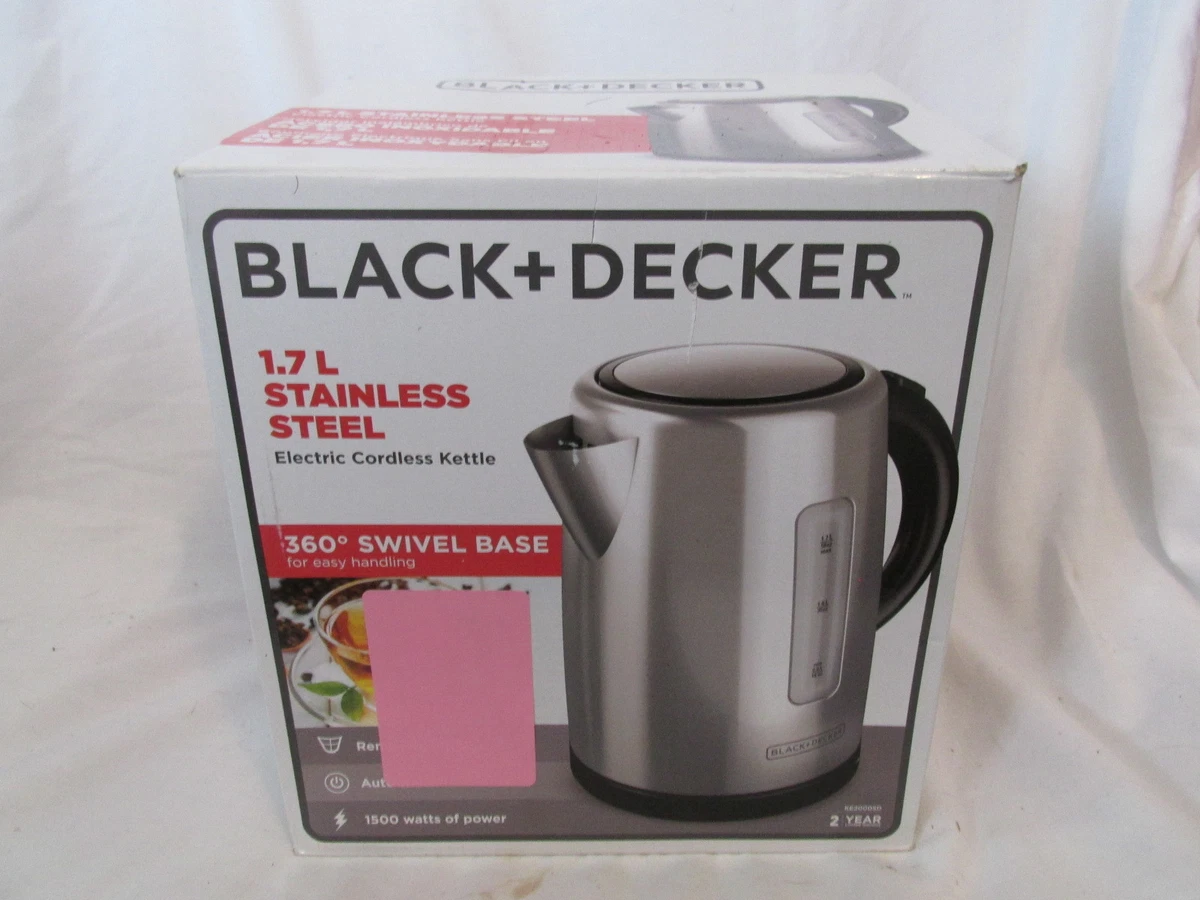 KETTLE BLACK DECKER KE2000SD CORDLESS Ally Sons, 59 OFF