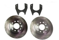 PEM  Street Rod Weld On Brake Brackets and Disc Brake Rotor Set