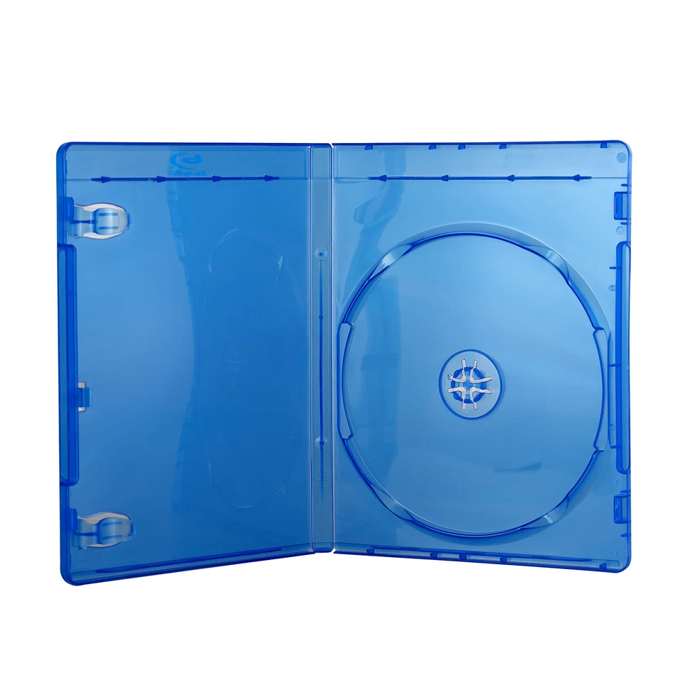 Estuche Vacío 10 Piezas Blu-Ray DVD CD Una Película Disco de Música Estuche de Almacenamiento 11mm Plástico Foto 3 de 4