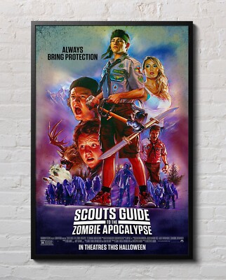 Scouts Guide to the Zombie Apocalypse 2015 Movie Poster 24''x36'' Unframed 15094