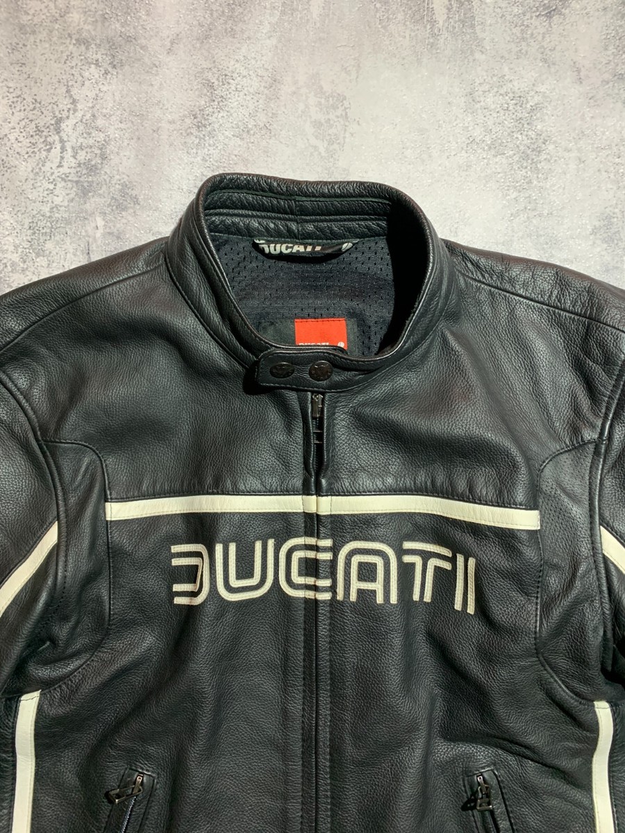 Women's leather motorcycle jacket DUCATI DAINESE 80s Lady Black | eBay