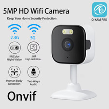 Baby Monitor - Pet Camera - 5MP HD Wifi Camera Indoor Surveillance Night Vision