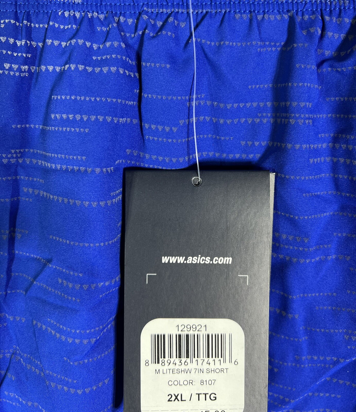 asics lite show 7 inch running shorts