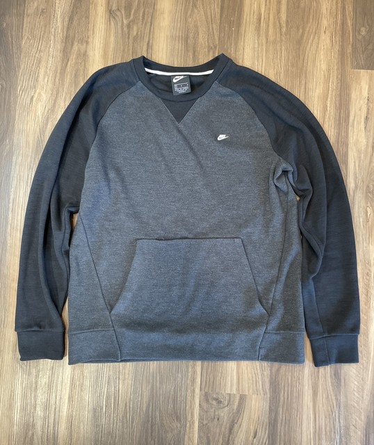nike men's sportswear optic crew neck pullover
