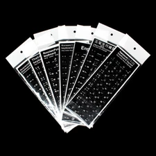 German Russian French Korean Spanish Italian alphabet keyboard layout sticker