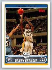 2006 Topps Basketball Danny Granger Indiana Pacers #143