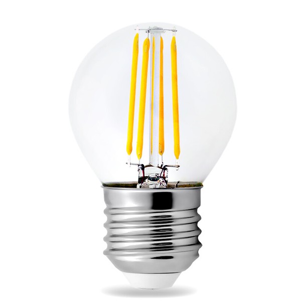 Led Filament Lampe E27 G45 4W Leuchte GlüHbirne Warmweiss Leuchtmittel Birne-image