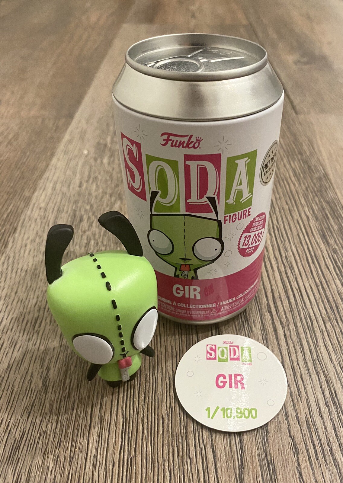Funko Pop! Invader Zim: Gir Common Soda (1/10,900) Hot Topic Exclusive