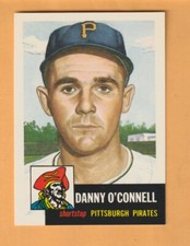 Danny O'Connell Pittsburgh Pirates 1991 Topps Archives '53 #107 Paterson NJ