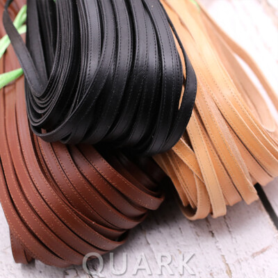 10mm Sewing Thread Flat Cow Real Leather Finding Cord String Lace Rope DIY