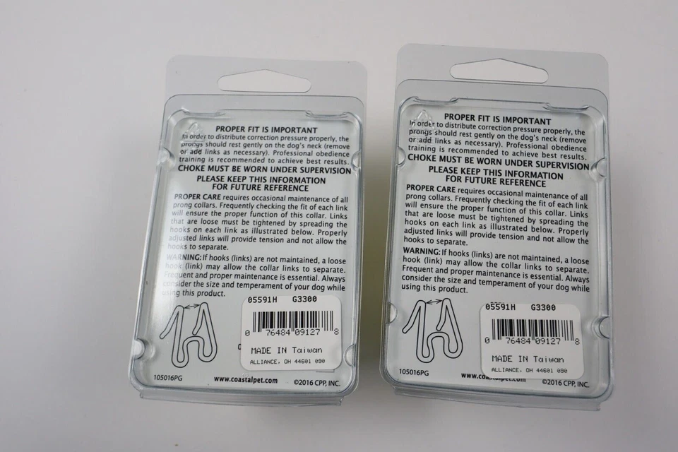 2 paquetes de 3 (6 en total) eslabones adicionales Titan para collares de entrenamiento de puntas-pesados 3,3 mm Foto 3 de 4