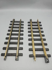 2 New Bright Holiday Express 380 Series 1995 Straight Train Tracks (READ) Broken
