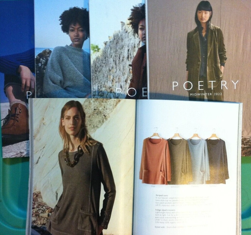 5x 🔥POETRY🔥 2022 Catalogs Women Clothes British Fashion Models