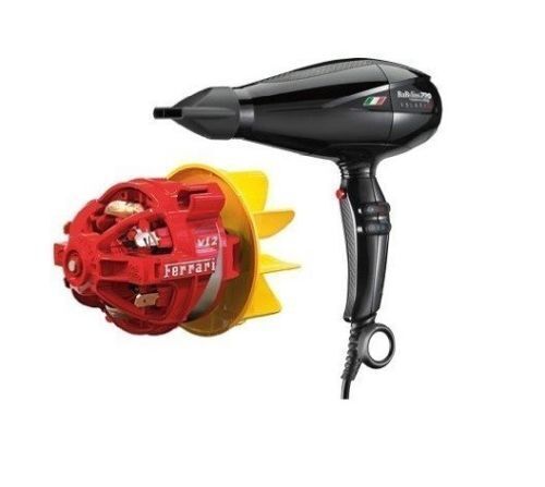 BabylissPRO V1 Volare Hairdryer Ferrari Engine 2200w Hair Dryer Made in Italy - Picture 1 of 9