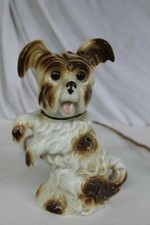 Porzellan Tierfigur Rauchverzehrer Hund beleuchtet aus Omas Haushalt frische Luf