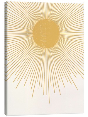Leinwandbild Minimalistische Sonne - Olga Telnova