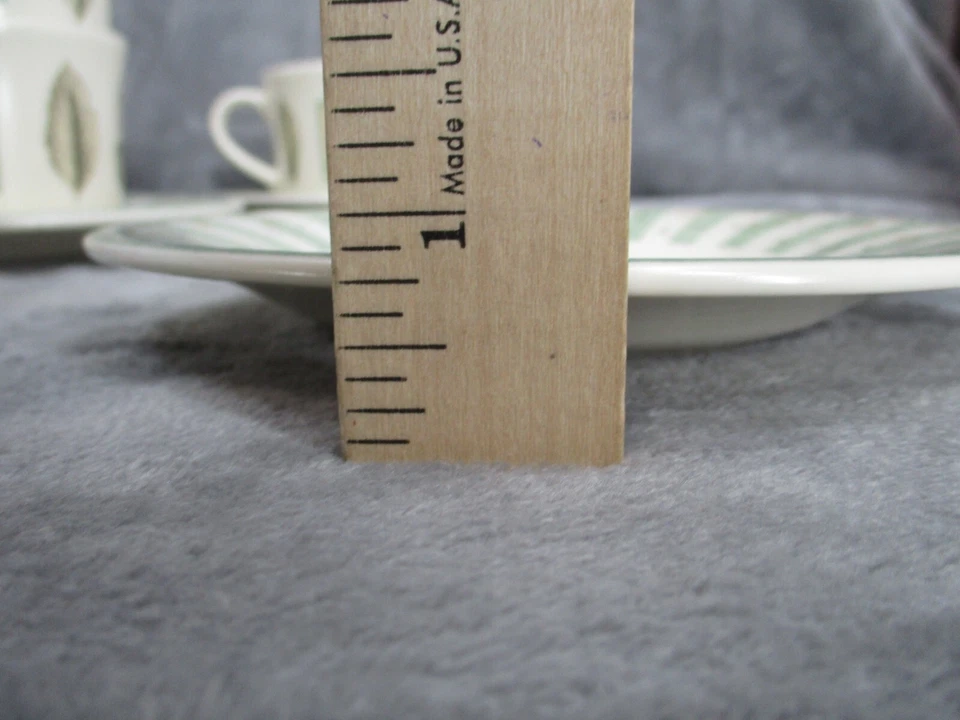 Pfaltzgraff Coffee Tea Cup & Saucer Set Portfolio Naturewood Stoneware 8 Piece - Image 4 of 4