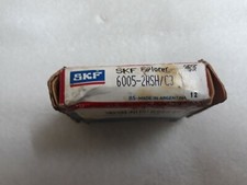 SKF 6005 2RSH C3 Deep Groove Ball Bearings 2 side Rubber Seals 25x47x12 BOX PACK