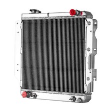 4 Rows Aluminum Radiator For 1987-2006 Jeep Wrangler Tj Yj 2.4l 2.5l 4.0l L4 L6