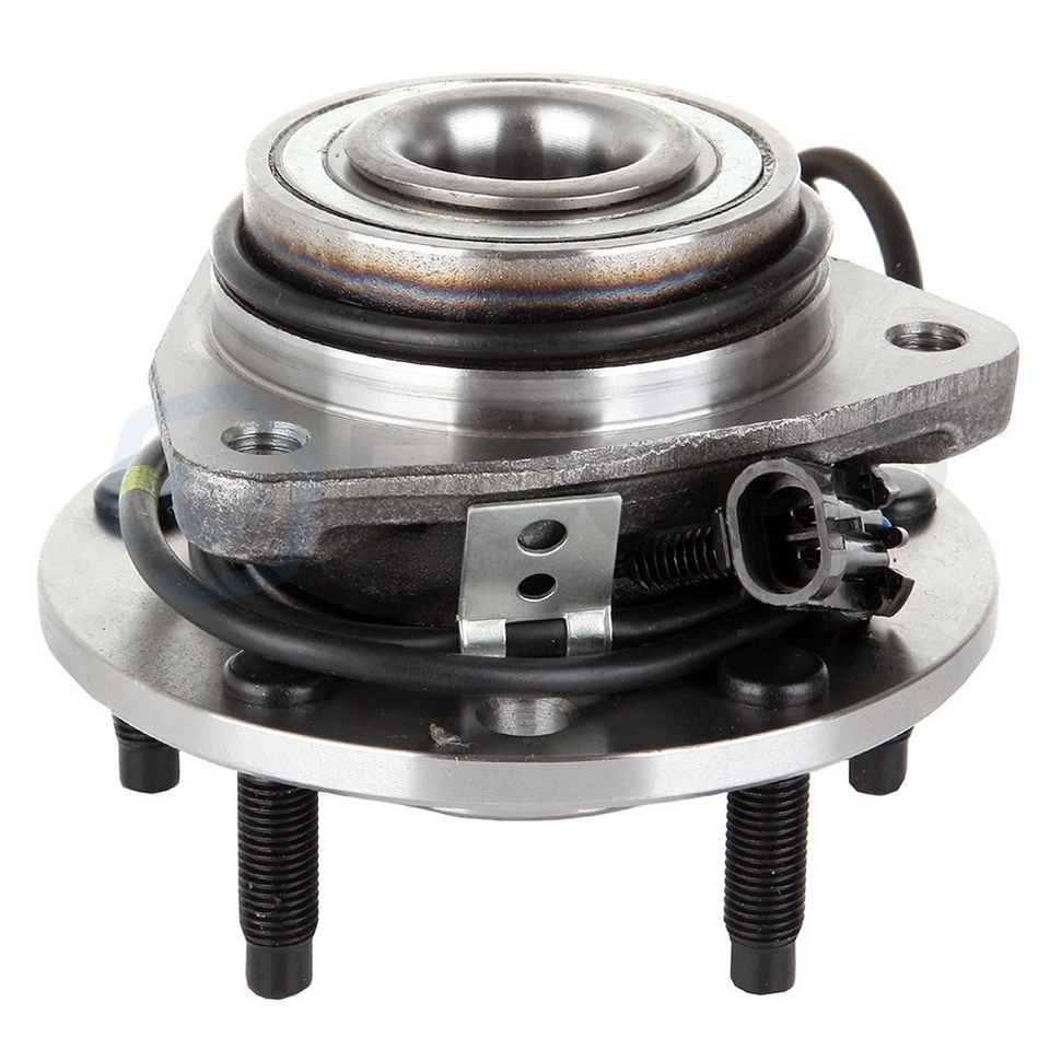 Front Drill Brake Rotors Ceramic Pads & Wheel Hub Bearings For 97-03 GMC Jimmy - Imagem 2 de 4