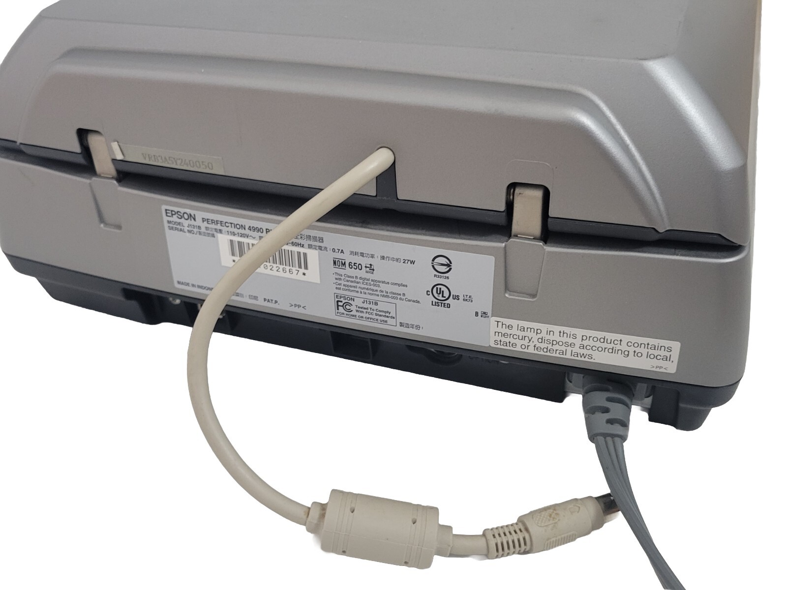 Epson Perfection 4990 USB & Firewire Photo Scanner J131B Used 07 eBay