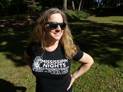 Mississippi Nights XL T Shirt Late 80's Logo NEW St Louis MO Missouri Music