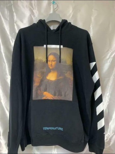 Off-White Mona Lisa Hoodie 2018ss Black 
